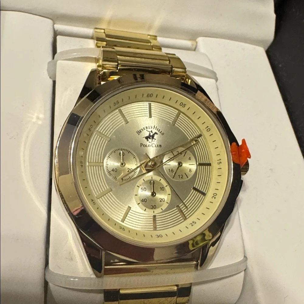 Beverly Hills Polo Club Men's Gold Watch